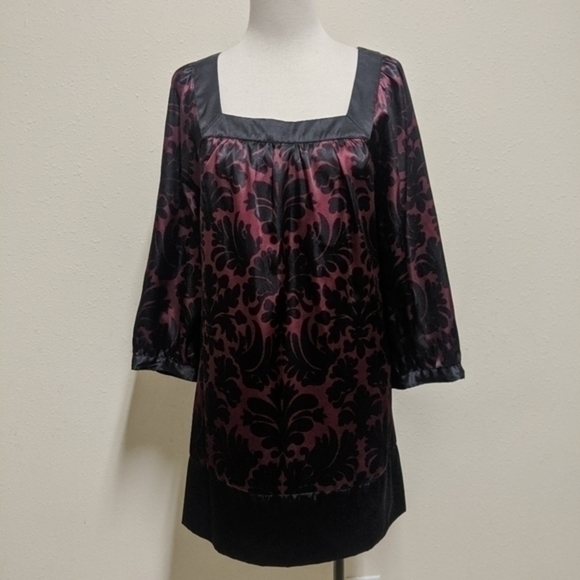 3/$35 Apt9 red & black long blouse size xl - Picture 6 of 7